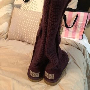 Tall sweater UGG boots